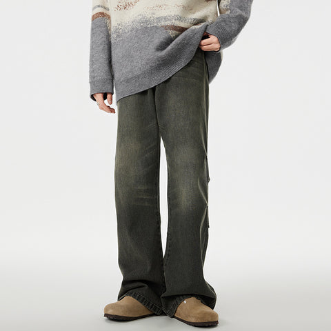 Men's American Retro Washed Jeans Men