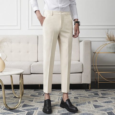 Men's Solid Color Loose Casual Pants