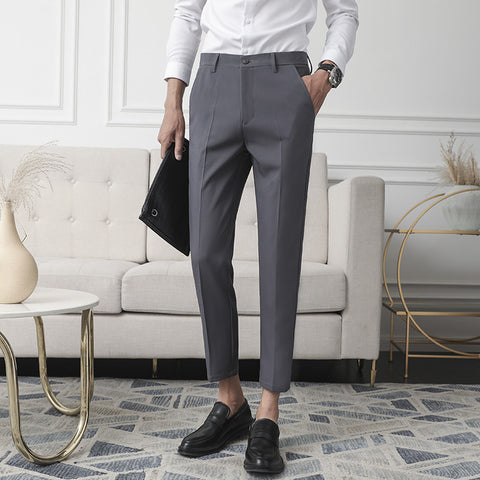 Men's Solid Color Loose Casual Pants